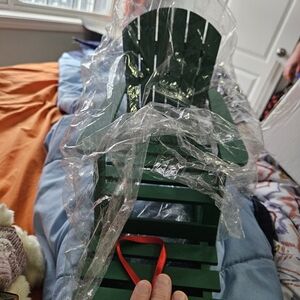 Nip Vintage Large Muffy Vanderbear Wooden Sleigh